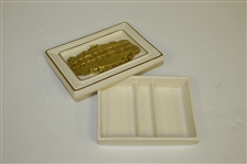 Augusta National Golf Club Clubhouse Porcelain Handcrafted Cardholder by Artist Bill Waugh