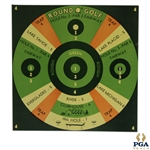 Round O Golf Vintage Dart Board Game