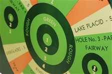 'Round O Golf' Vintage Dart Board Game