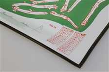 Evanston Golf Club Course Map Aerial View Tray/Dish - Skokie, Il.