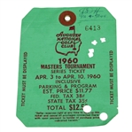 1960 Masters Tournament SERIES BADGE #6413 - Arnold Palmer Winner