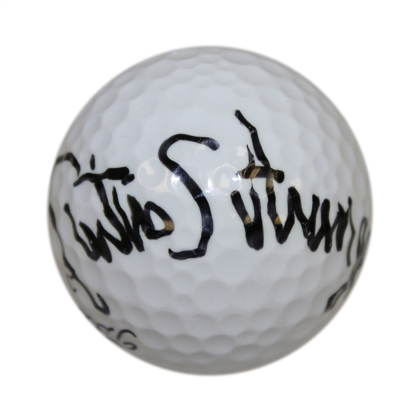 Curtis Strange Signed Titleist Logo Ball JSA ALOA