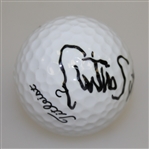 Curtis Strange Signed Titleist Logo Ball JSA ALOA