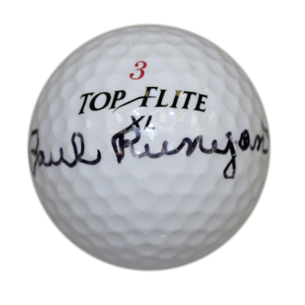 Paul Runyan Signed Top Flite Logo Ball JSA ALOA