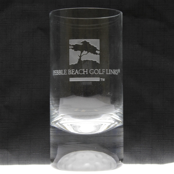 Pebble Beach Tumbler Glass - Golf Ball Base Design