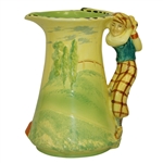 Burleigh Ware Ceramic Golf Themed Pitcher / Decanter - Made in England