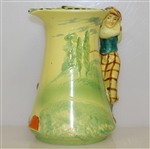 Burleigh Ware Ceramic Golf Themed Pitcher / Decanter - Made in England