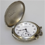 Chronometre Gutty Style Golf Ball Pocket Watch w/ Paris Face Marking - Fully Working