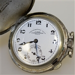 Chronometre Gutty Style Golf Ball Pocket Watch w/ Paris Face Marking - Fully Working