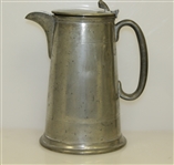 Sheffield England Pewter Pitcher w/ Crossed Clubs & Golf Ball