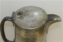 Sheffield England Pewter Pitcher w/ Crossed Clubs & Golf Ball
