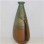 Weller Dickensware Woman Golfer Vase - Circa 1900