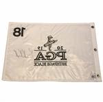 Brooks Koepka Signed 2019 PGA Championship at Bethpage Black Embroidered Flag!