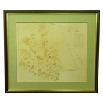 1931 Augusta National Golf Course Master Plan