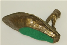 Artist Mark Hopkins' Solid Bronze Golfer Recovery Shot Sculpture w/ Original Box - 602/2500