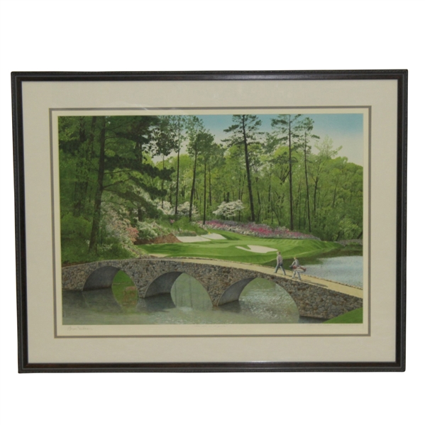 Byron Nelson Signed Ltd Edition The 12th At Augusta Helen Rundell #180/250