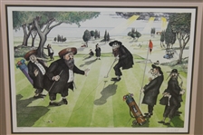 'The Perfect Putt' Ltd Ed 170/300 Lithograph Signed by Artist Martin Holt