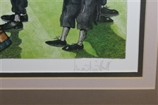 'The Perfect Putt' Ltd Ed 170/300 Lithograph Signed by Artist Martin Holt