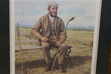 Willie Park Sr. Litho, Signed by Artist Arthur Weaver - 103/250