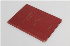 1935 Bobby Jones 'Rights and Wrongs of Golf' Book - Red Hardcover 