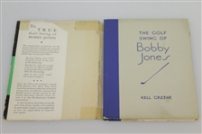 1931 'The Golf Swing of Bobby Jones' Book by Kell Greene w/ Dust Cover