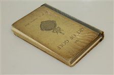 1887 'The Art of Golf' 1st Edition Book by Sir W. G. Simpson