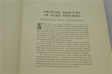 Picture Analysis of Golf Strokes - A Complete Book of Instructions by James Barnes