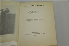 1909 'Modern Golf' by P.A. Vaile Hardcover Book First Edition