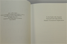 'The Story of the Augusta National Golf Club' - by Clifford Roberts - 1st Edition 1976