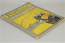 1930 Fortune Magazine w/ Bobby Jones Wins The Open Championship At St. Andrews Currier & Ives Print