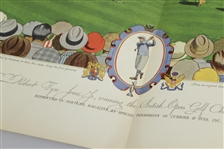 1930 Fortune Magazine w/ Bobby Jones Wins The Open Championship At St. Andrews Currier & Ives Print