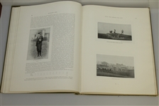 1897 1st Edition 'British Golf Links' Book by Horace Hutchinson - Very Good Condition