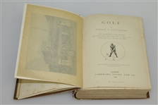 1893 'The Badminton Library' Book by Horace G. Hutchinson