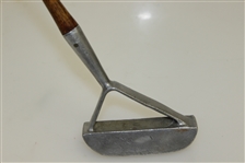 Otto Hackbarth Forked Shaft Hickory Putter Pat. No. 687539