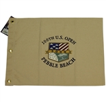 2000 US Open Pebble Beach Canvas Flag w/ Hang Tag - Highly Coveted 