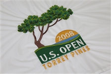 2008 US Open at Torrey Pines Embroidered Flag - Tiger's 14th Major