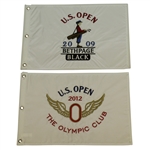 US Open Embroidered Flags from 2009 & 2012 - Glover and Simpson Victories