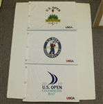 US Open Embroidered Flags from 2009 & 2012 - Glover and Simpson Victories