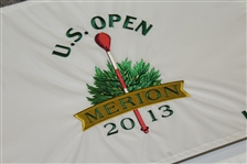 2013, 2014 & 2015 US Open Embroidered Flags - Spieth, Kaymer and Rose Victories