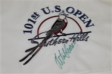 Retief Goosen Signed 2001 & 2004 US Open Embroidered Flags & Credentials JSA ALOA 