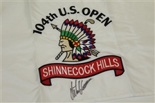 Retief Goosen Signed 2001 & 2004 US Open Embroidered Flags & Credentials JSA ALOA 