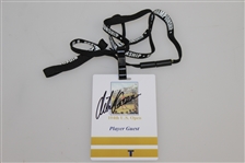 Retief Goosen Signed 2001 & 2004 US Open Embroidered Flags & Credentials JSA ALOA 