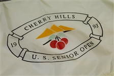 1993, 1994 & 1995 US Senior Open Flags - Jack Nicklaus, Hobday & Weiskopf Victories