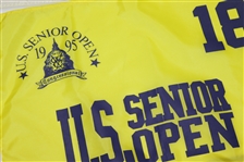 1993, 1994 & 1995 US Senior Open Flags - Jack Nicklaus, Hobday & Weiskopf Victories
