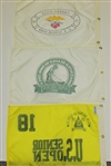 1993, 1994 & 1995 US Senior Open Flags - Jack Nicklaus, Hobday & Weiskopf Victories