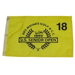 Dave Eichelberger Signed 1999 US Senior Open Flag at Des Moines CC JSA ALOA