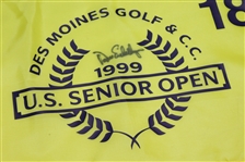Dave Eichelberger Signed 1999 US Senior Open Flag at Des Moines CC JSA ALOA