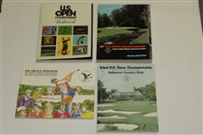1980 - 1989 US Open Program Grouping - Victories of Nicklaus, Watson, Floyd Etc. 