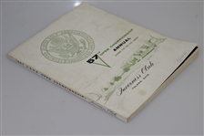 1957 US Open at Inverness Club Program w/ Insert - Dick Mayer Winner 