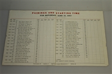 1957 US Open at Inverness Club Program w/ Insert - Dick Mayer Winner 
